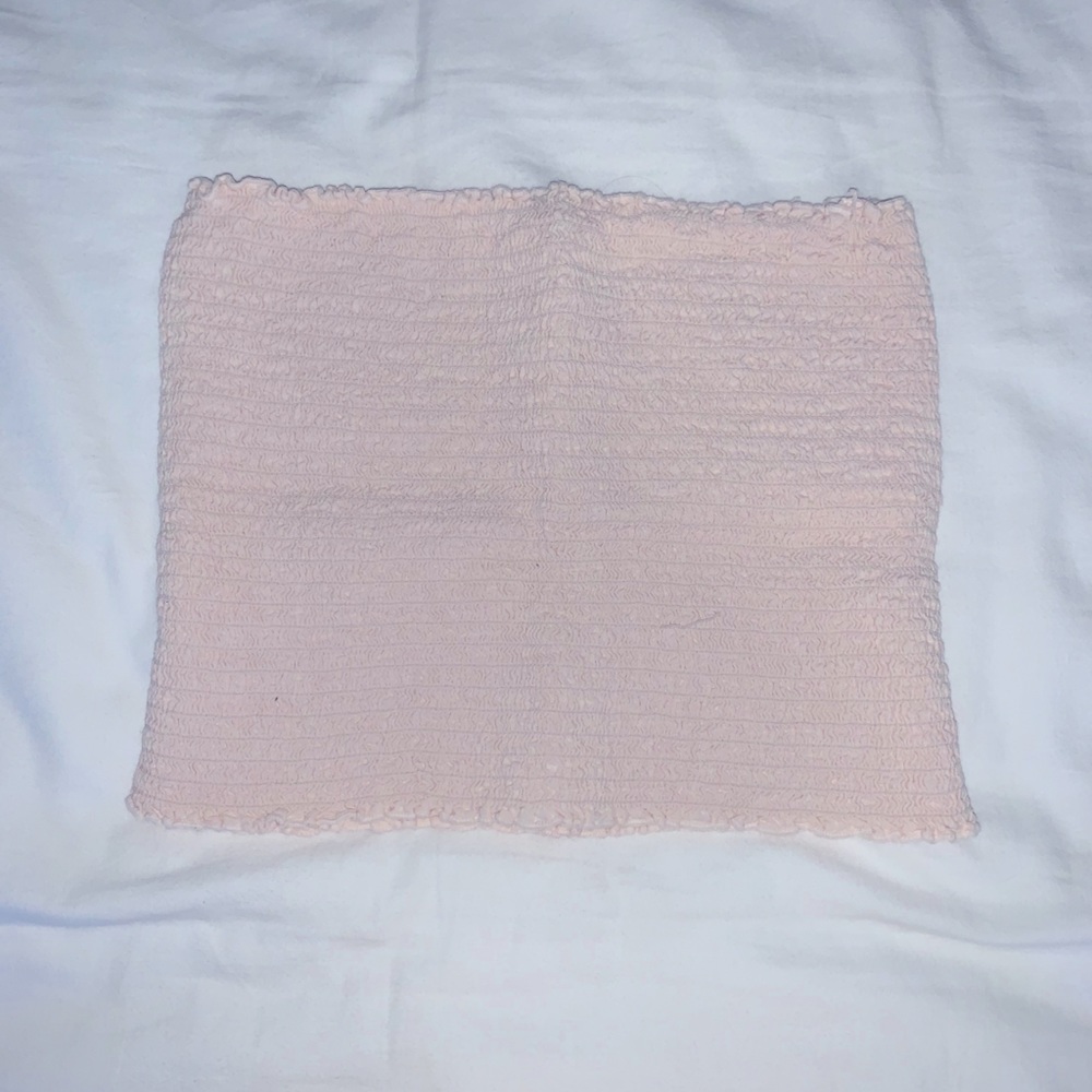 light pink crop top